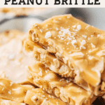 peanut brittle pinterest graphic