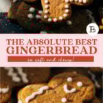 pinterest pin for gingerbread cookies