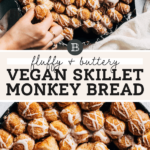 vegan monkey bread pinterest graphic