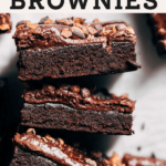 chickpea brownies pinterest graphic