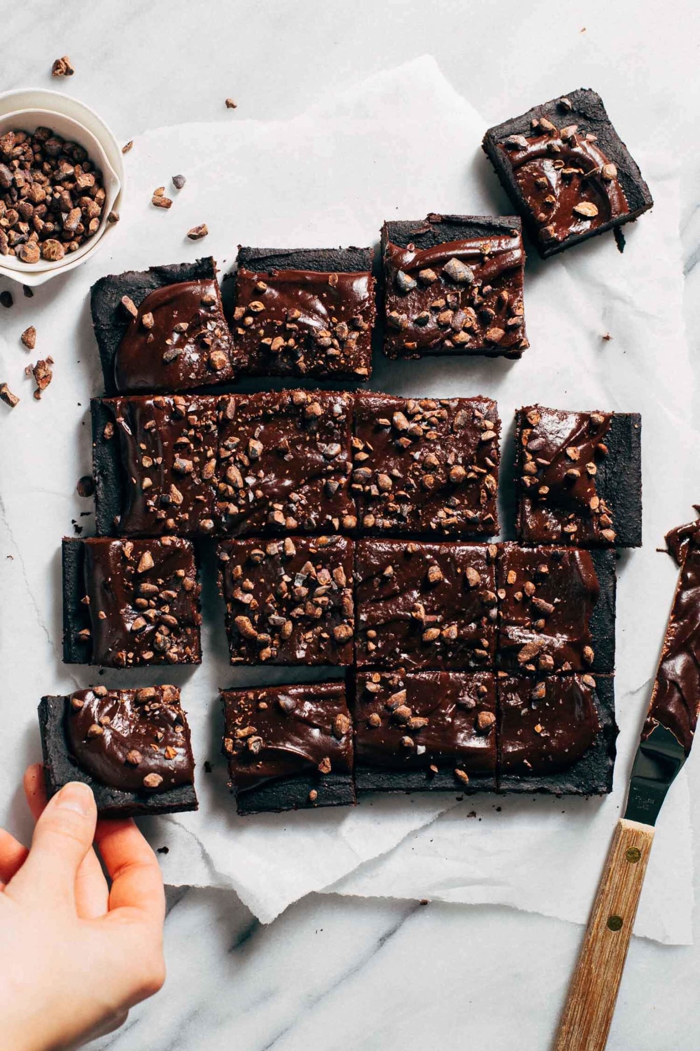 Fudgy Chickpea Brownies (Gluten Free + Vegan) Butternut Bakery