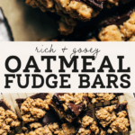 oatmeal fudge bars pinterest graphic