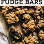 oatmeal fudge bars pinterest graphic