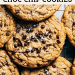 peanut butter chocolate chip cookies pinterest graphic