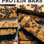 homemade protein bars pinterest graphic
