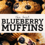 blueberry muffins pinterest graphic