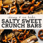 salty sweet crunch bars pinterest graphic