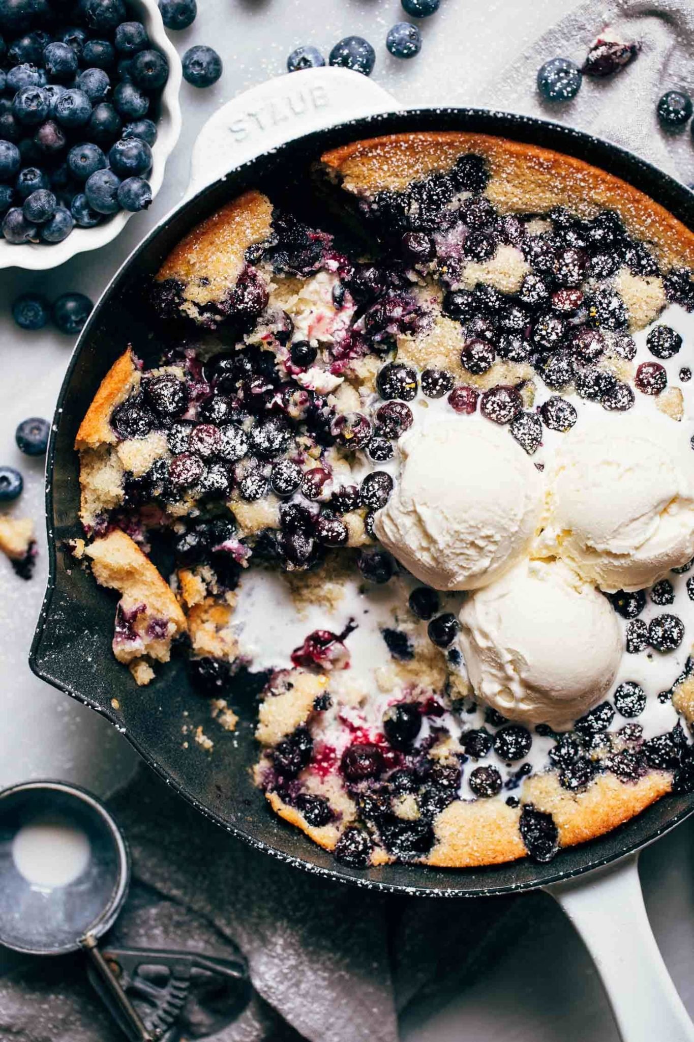 Blueberry Cream Cheese Cobbler Butternut Bakery