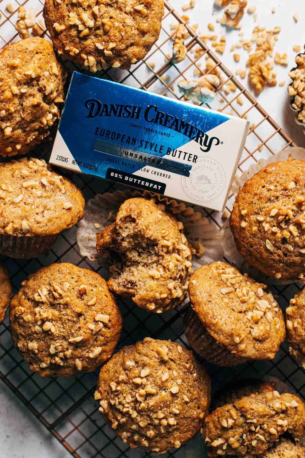 Moist Banana Nut Muffins Butternut Bakery