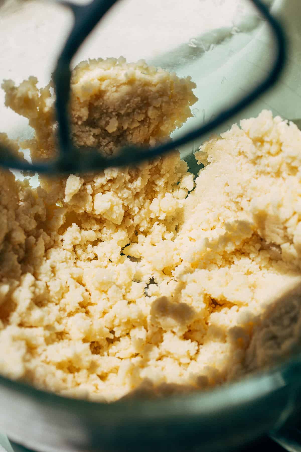 butter and oil mixed into cupcake dry ingredients