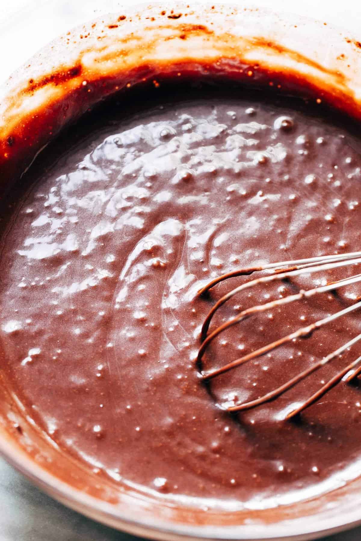 chocolate cupcake batter