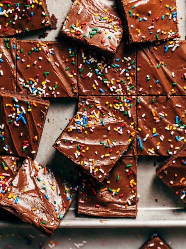 Fudgy Lunch Lady Brownies