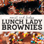 lunch lady brownies pinterest