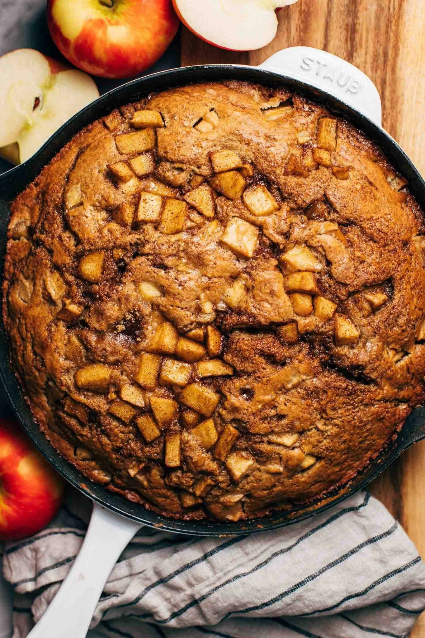 Apple Fritter Skillet Cake Butternut Bakery