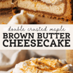 brown butter cheesecake pinterest