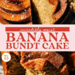 banana bundt cake pin