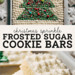 christmas sugar cookie bars pinterest