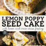 lemon poppy seed cake pinterest