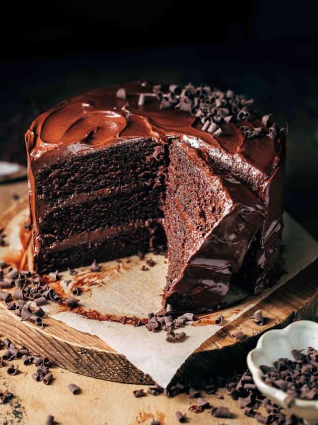 Moist and Fudgy Chocolate Cake