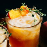 bourbon peach sweet tea