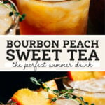 bourbon peach sweet tea pinterest