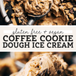 coffee cookie dough ice cream pinterest
