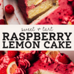 lemon raspberry cake pinterest