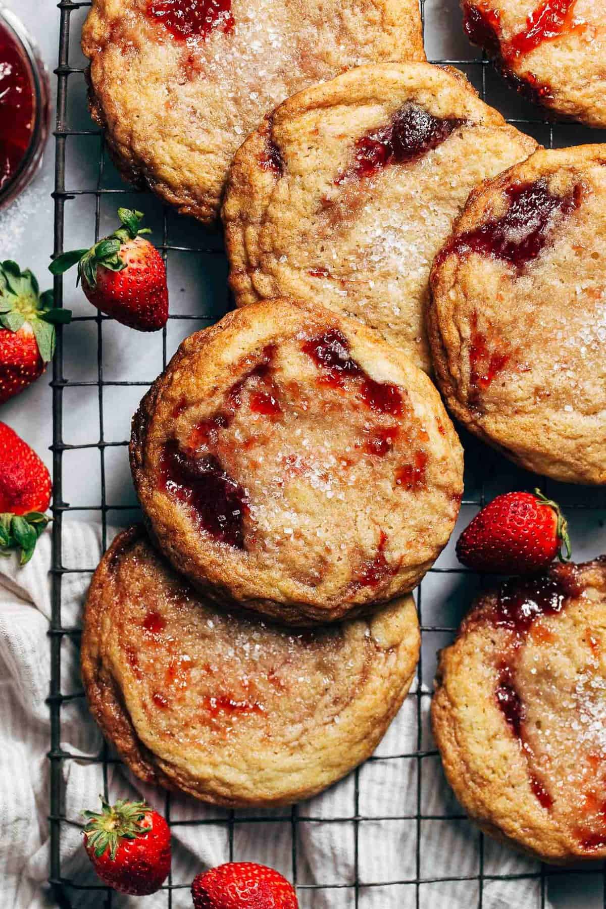 Strawberry Jam Sugar Cookies - Butternut Bakery