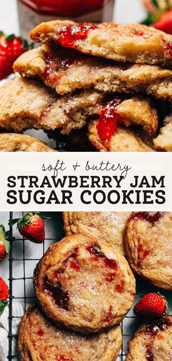 Strawberry Jam Sugar Cookies Butternut Bakery