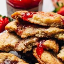 Strawberry Jam Sugar Cookies