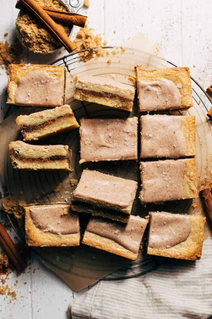 slices of brown sugar shortbread