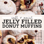 jelly donut muffin pinterest