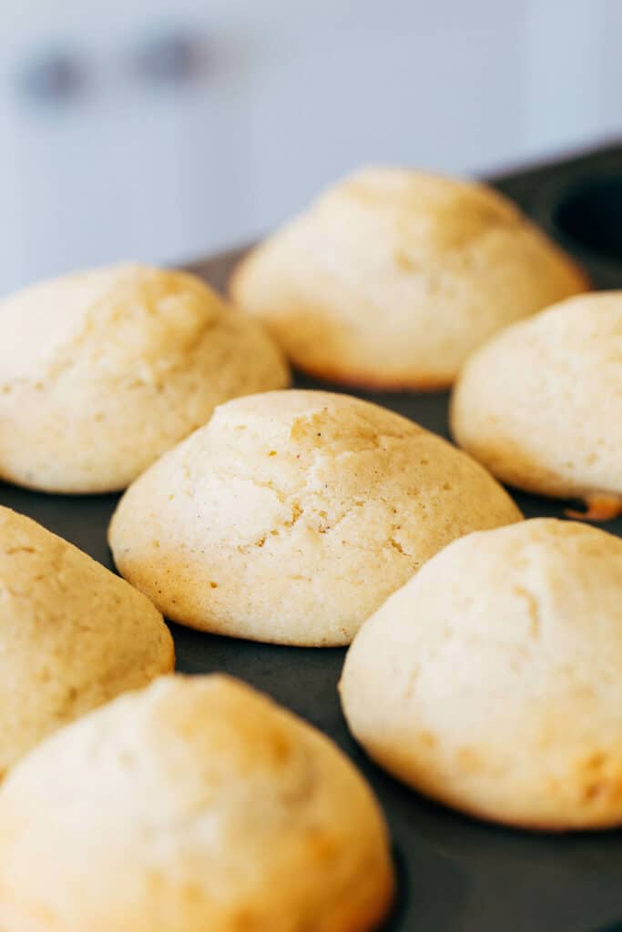 freshly baked donut muffins