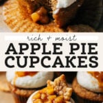 apple pie cupcakes pinterest
