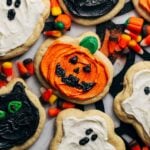 halloween sugar cookies with frosting