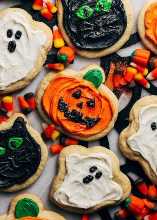 halloween sugar cookies with frosting