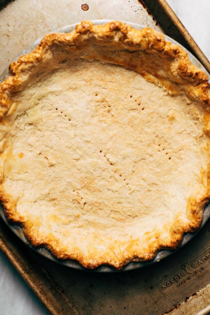 a prebaked pie crust