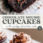 chocolate mousse cupcake pinterest