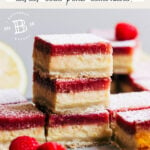 raspberry lemon cheesecake bars pinterest