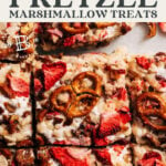 strawberry pretzel marshmallow treats pinterest