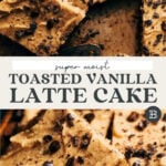 toasted vanilla bean latte cake pinterest