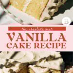 vanilla cake pinterest