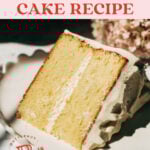 vanilla cake pinterest
