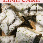coconut soaked lime cake pin