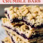 wild berry crumble bars pinterest