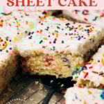 funfetti sheet cake pinterest