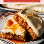 burnt sugar pumpkin bars pinterest