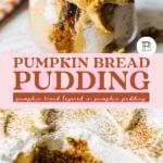 pumpkin bread pudding pinterest