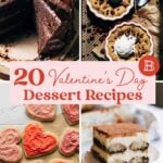20 valentine's day dessert recipes pin