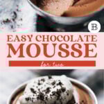 chocolate mousse pinterest